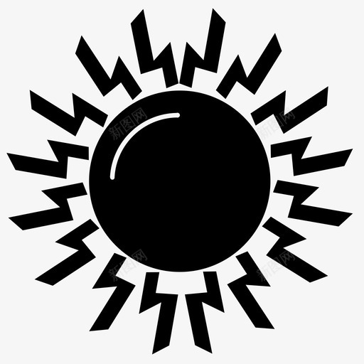 太阳抽象艺术光图标svg_新图网 https://ixintu.com 光 太阳 太阳和花 抽象艺术 曼陀罗 阳光