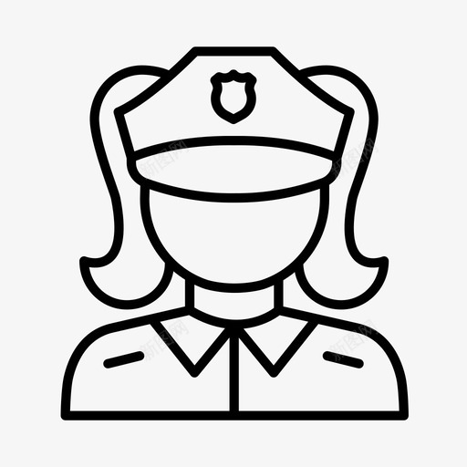 警察帽子头盔图标svg_新图网 https://ixintu.com 头盔 帽子 警官 警察