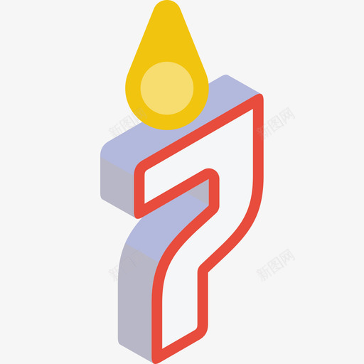 生日蜡烛生日100平的图标svg_新图网 https://ixintu.com 平的 生日 蜡烛