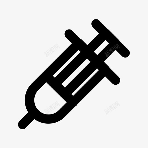 注射器护理医院图标svg_新图网 https://ixintu.com 医院 护理 注射器 药房