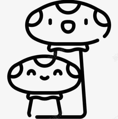 蘑菇嬉皮士19直系图标图标