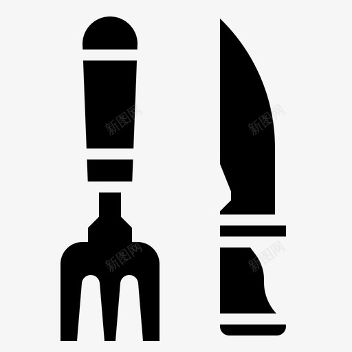 刀厨房工具39字形图标svg_新图网 https://ixintu.com 刀 厨房工具39 字形