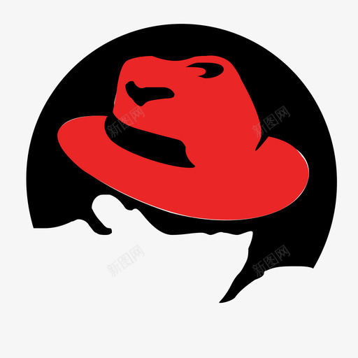 redhatsvg_新图网 https://ixintu.com redhat 填充 扁平