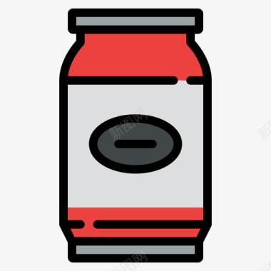 罐装饮料49线性颜色图标图标