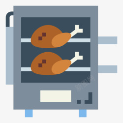烤肉店图标烤肉店烧烤派对8公寓图标高清图片