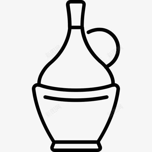 瓶装酒酒精冷却图标svg_新图网 https://ixintu.com 冷却 瓶装 酒精 酿酒