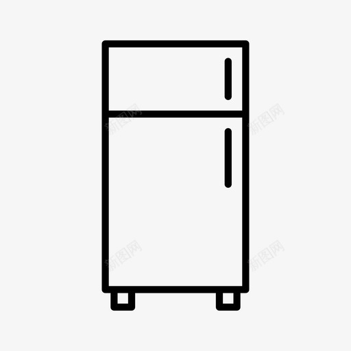 冰箱烹饪食物图标svg_新图网 https://ixintu.com 冰箱 厨房 工具 烹饪 食物