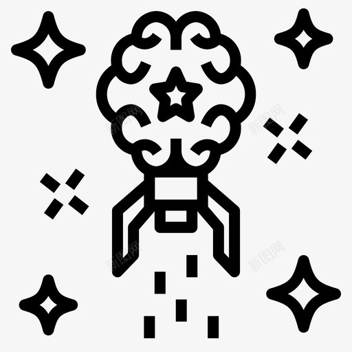 创造性头脑建设性图标svg_新图网 https://ixintu.com 创造性 头脑 建设性 想象力 生成性 积极思考