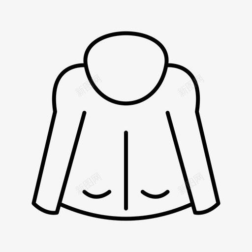 保暖夹克30冬季图标svg_新图网 https://ixintu.com 保暖 冬季 夹克