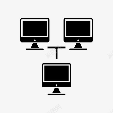 内部网通信连接图标图标