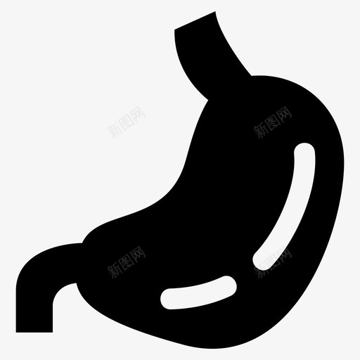 胃身体疾病图标svg_新图网 https://ixintu.com 健康 医疗 疾病 胃痛 身体