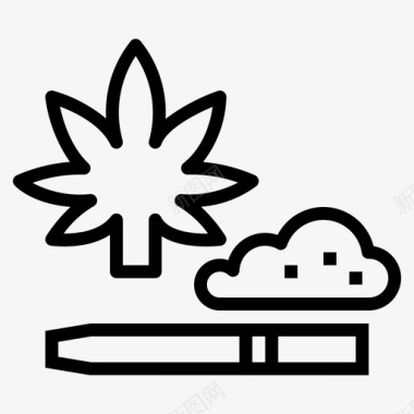 大麻嬉皮士和和平直系图标图标