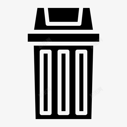 垃圾清洁102固体图标svg_新图网 https://ixintu.com 固体 垃圾 清洁