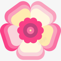 身体花花身体正8扁平图标高清图片