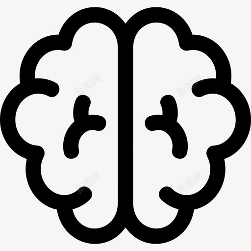 大脑策略37线性图标svg_新图网 https://ixintu.com 大脑 策略 线性