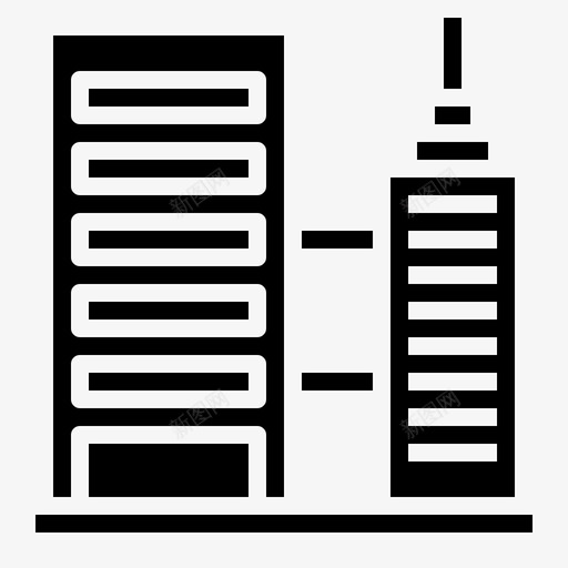 天际线中心市中心图标svg_新图网 https://ixintu.com 中心 团队合作 天际线 市中心 建立坚实的第二套 成功