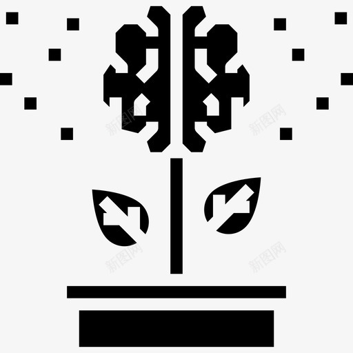 成长大脑概念2填充图标svg_新图网 https://ixintu.com 填充 大脑 成长 概念