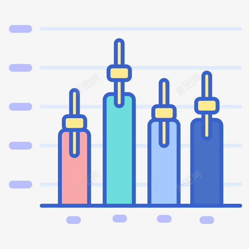 股票信息图6线性颜色图标svg_新图网 https://ixintu.com 信息 线性 股票 颜色