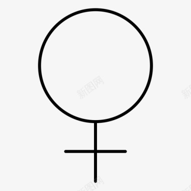 女性性别星座图标图标