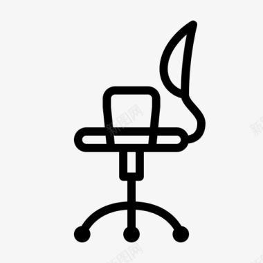 桌椅办公椅电脑图标图标