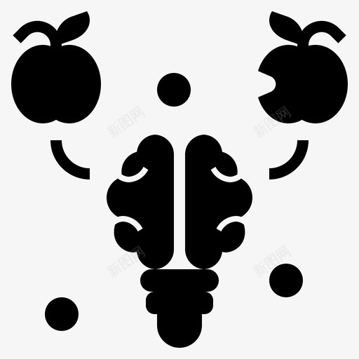 比较思维大脑比较图标svg_新图网 https://ixintu.com 大脑 字形 思维 思考 比较 积极