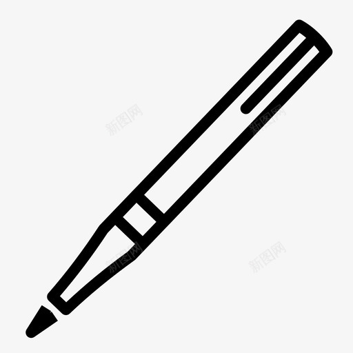 采购产品钢笔圆珠笔记号笔图标svg_新图网 https://ixintu.com 书写 产品 圆珠笔 学校 工具 记号 设备 采购 钢笔