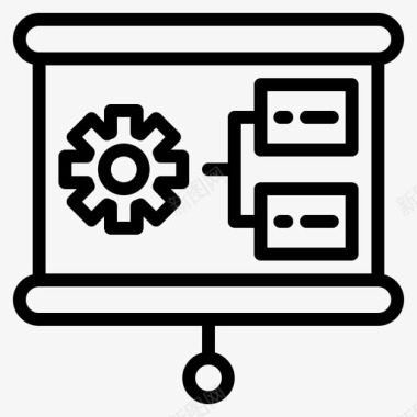 图表工程82线性图标图标