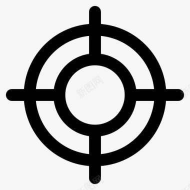 动作类型目标十字线图标图标