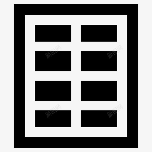 窗户家房子图标svg_新图网 https://ixintu.com 室内 房子 房间 窗户 风景