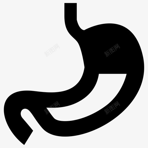 胃身体疾病图标svg_新图网 https://ixintu.com 健康 医疗 疾病 胃痛 身体