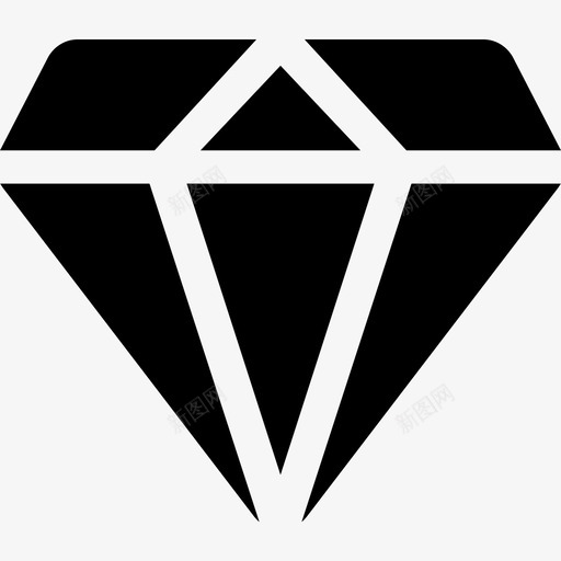 钻石奢侈品商店14已填充图标svg_新图网 https://ixintu.com 商店 填充 奢侈品 钻石