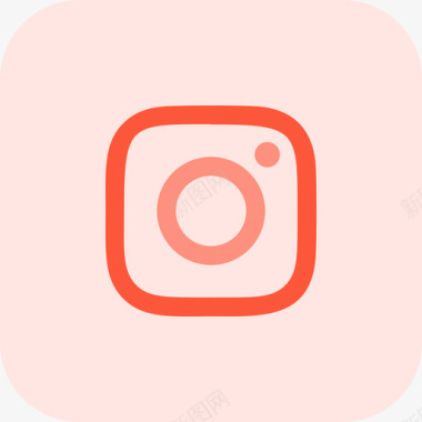 Instagram社交标志tritone图标图标