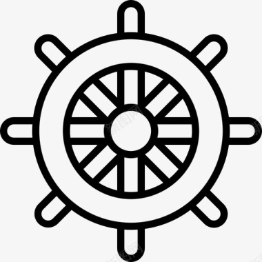 舵手钓鱼54直线型图标图标