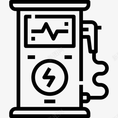 充电站生态电泵图标图标