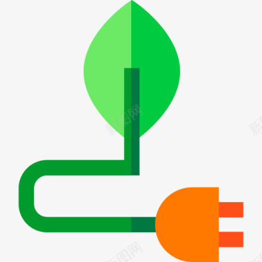 绿色能源生态171平坦图标图标