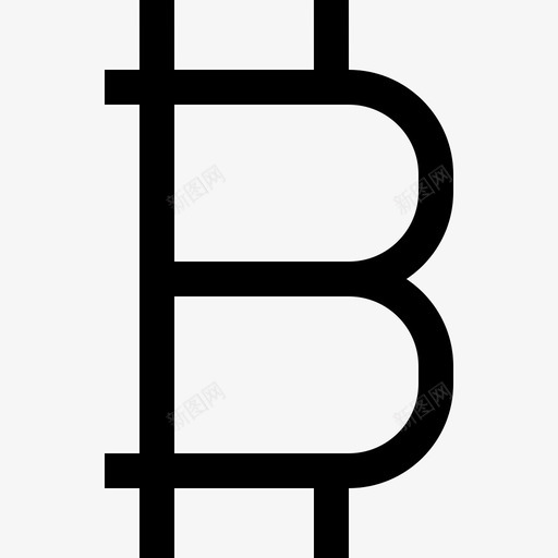 比特币商业390线性图标svg_新图网 https://ixintu.com 商业 比特 线性