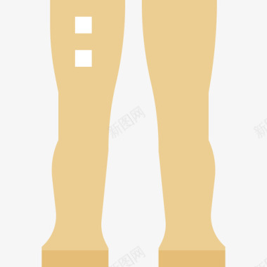 腿部身体和健身2平躺图标图标
