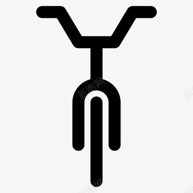 bmx自行车运动图标图标