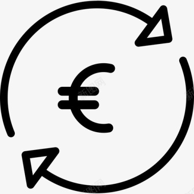 货币流通金融货币图标图标
