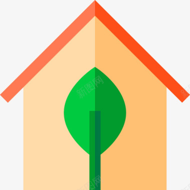 绿色住宅生态171公寓图标图标