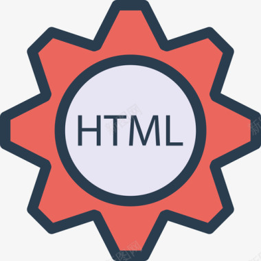 浏览器网页和编程2线颜色图标图标