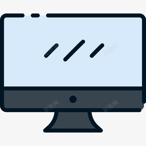 线性彩色电子计算机图标svg_新图网 https://ixintu.com 彩色 电子计算机 线性
