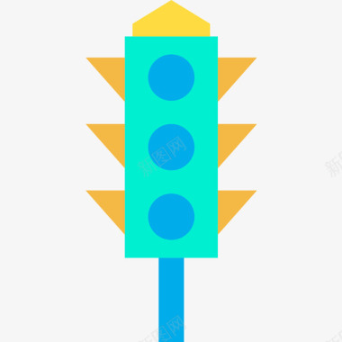 交通灯交通150平图标图标