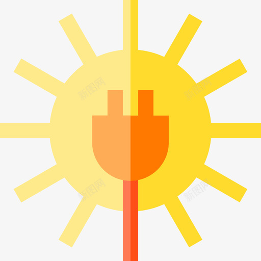太阳能生态171平坦图标svg_新图网 https://ixintu.com 太阳能 平坦 生态