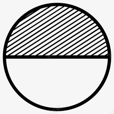 半圆场平图标图标