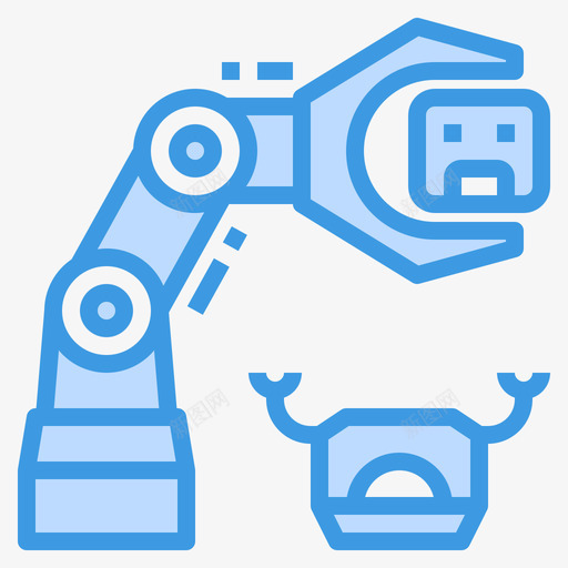 机器人人工智能79蓝色图标svg_新图网 https://ixintu.com 人工智能 机器人 蓝色