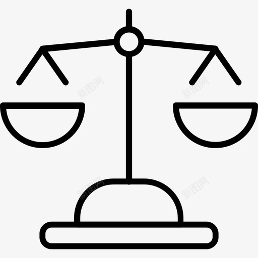 秤法院司法图标svg_新图网 https://ixintu.com 司法 应用程序 法律 法院 网站 网络