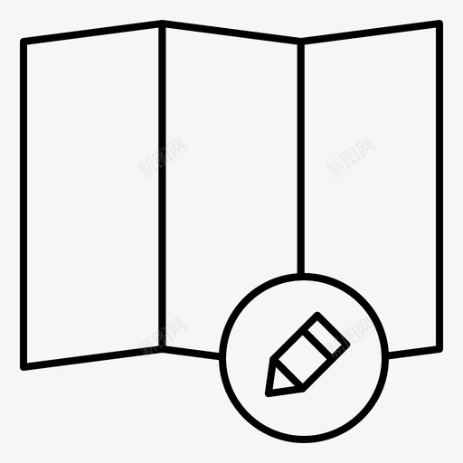 编辑合成地图图标svg_新图网 https://ixintu.com 合成 地图 旅行 编辑