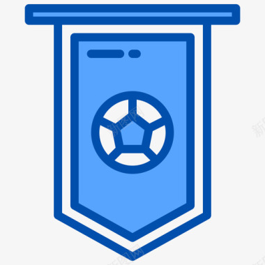 足球足球58蓝色图标图标