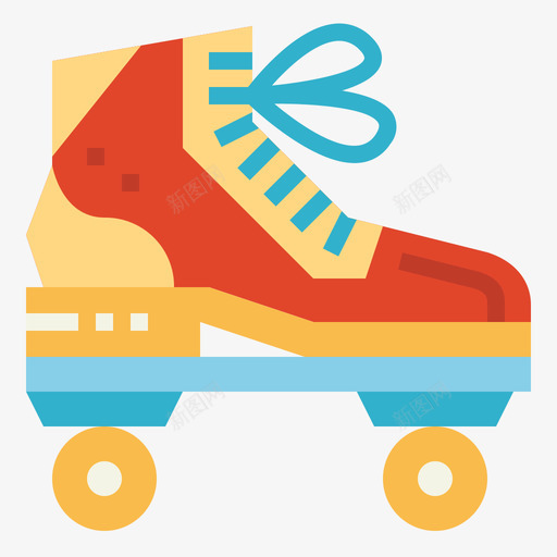 Rollerskate滑板2平板图标svg_新图网 https://ixintu.com Rollerskate 平板 滑板